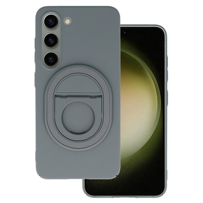 Husa Tel Protect Magnetic Elipse pentru Samsung Galaxy S23 Gri