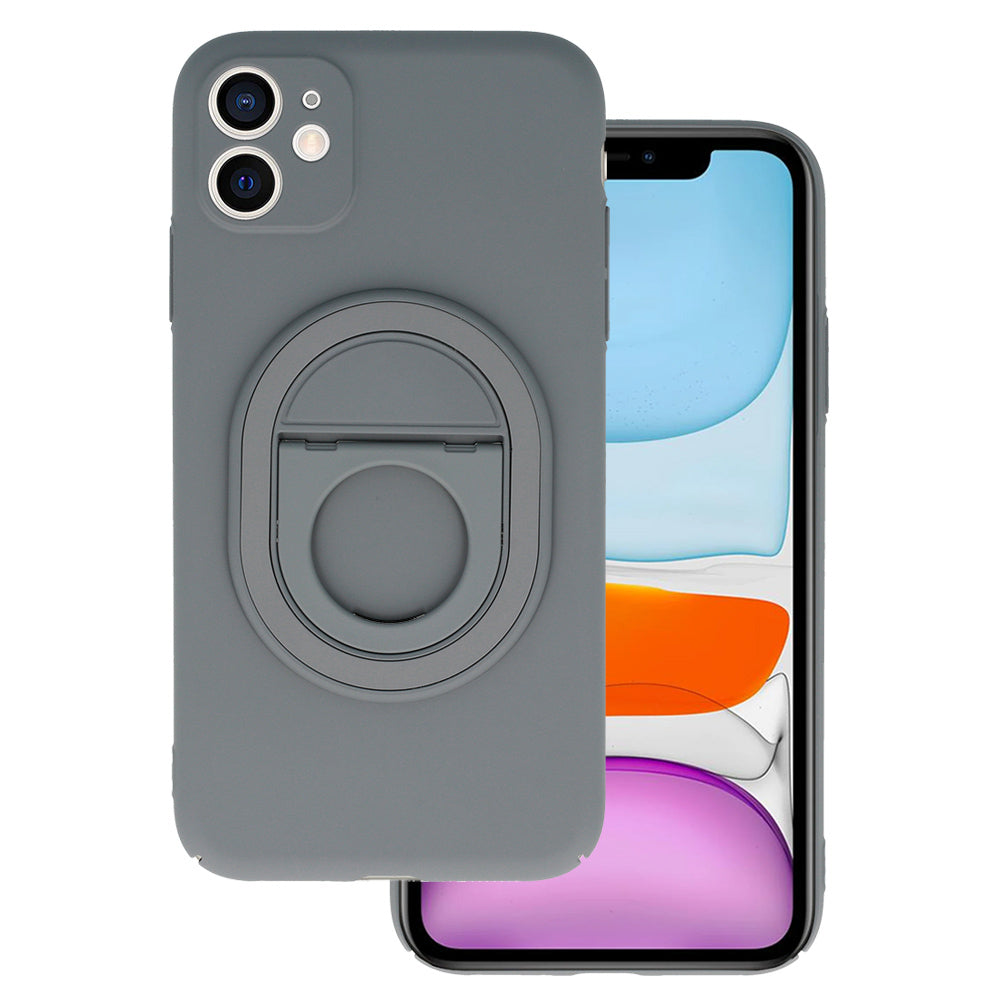 Husa Tel Protect Magnetic Elipse pentru iPhone 11 Gri