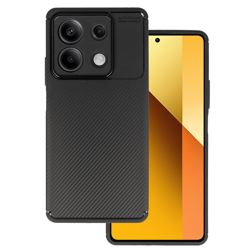 Husa Tel Protect Carbon Elite pentru Xiaomi Redmi Note 13 5G Negru