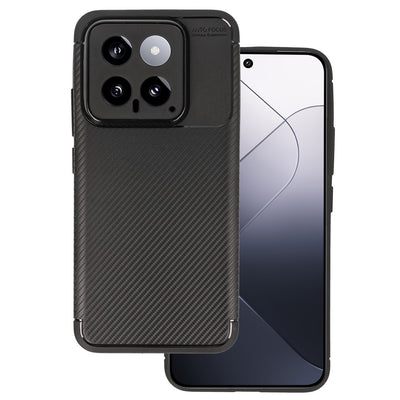 Husa Tel Protect Carbon Elite pentru Xiaomi 14 Negru