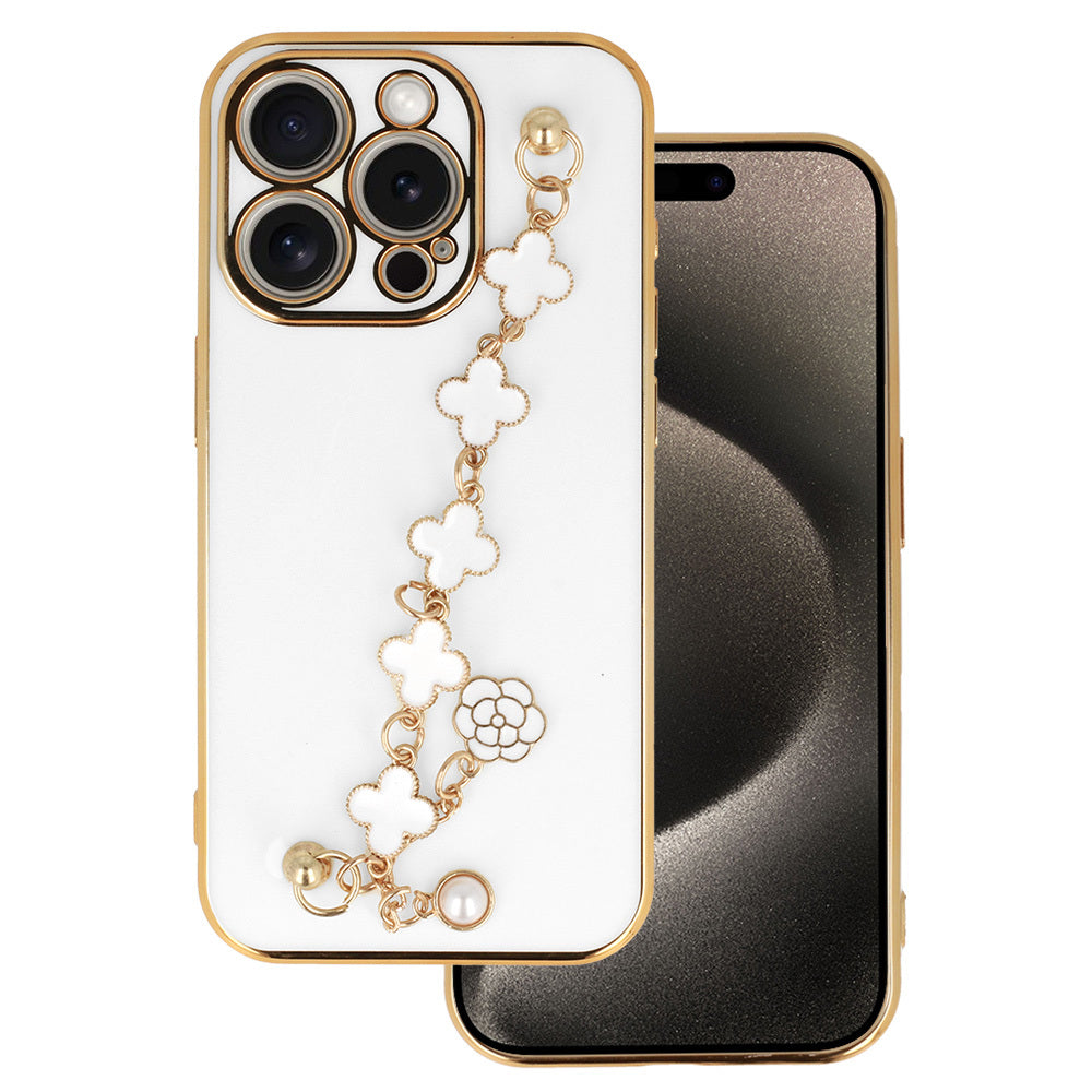 Husa Trend pentru iPhone 15 Pro Design 3 Alb
