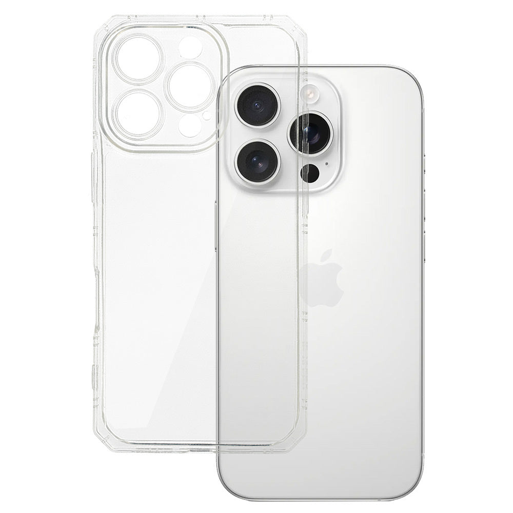 Husa Armor antisoc pentru iPhone 16 Pro Max Transparent