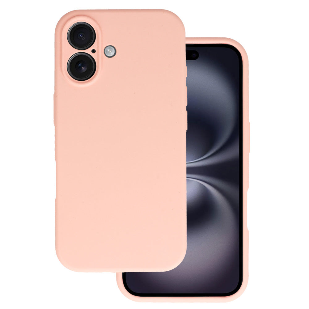 Husa Silicone Lite pentru iPhone 16 Peach