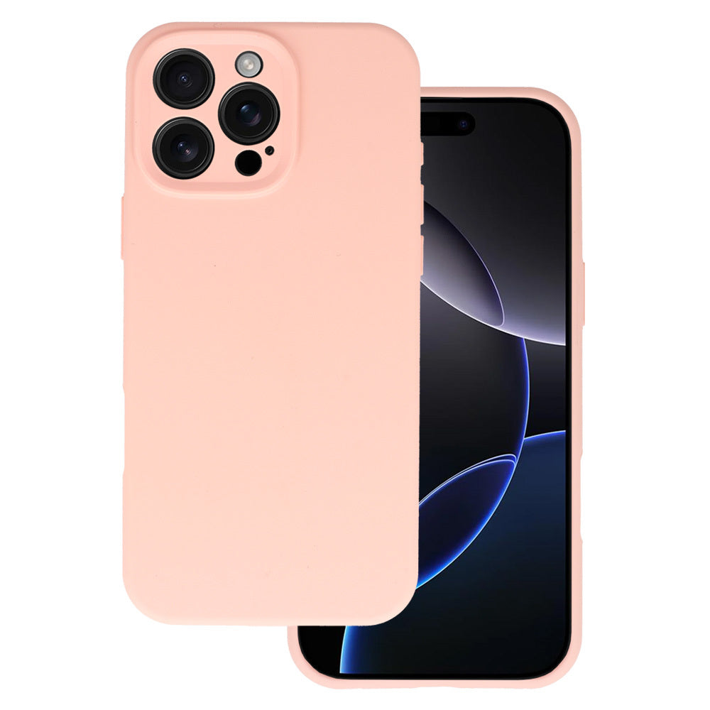Husa Silicone Lite pentru iPhone 16 Pro Max Peach