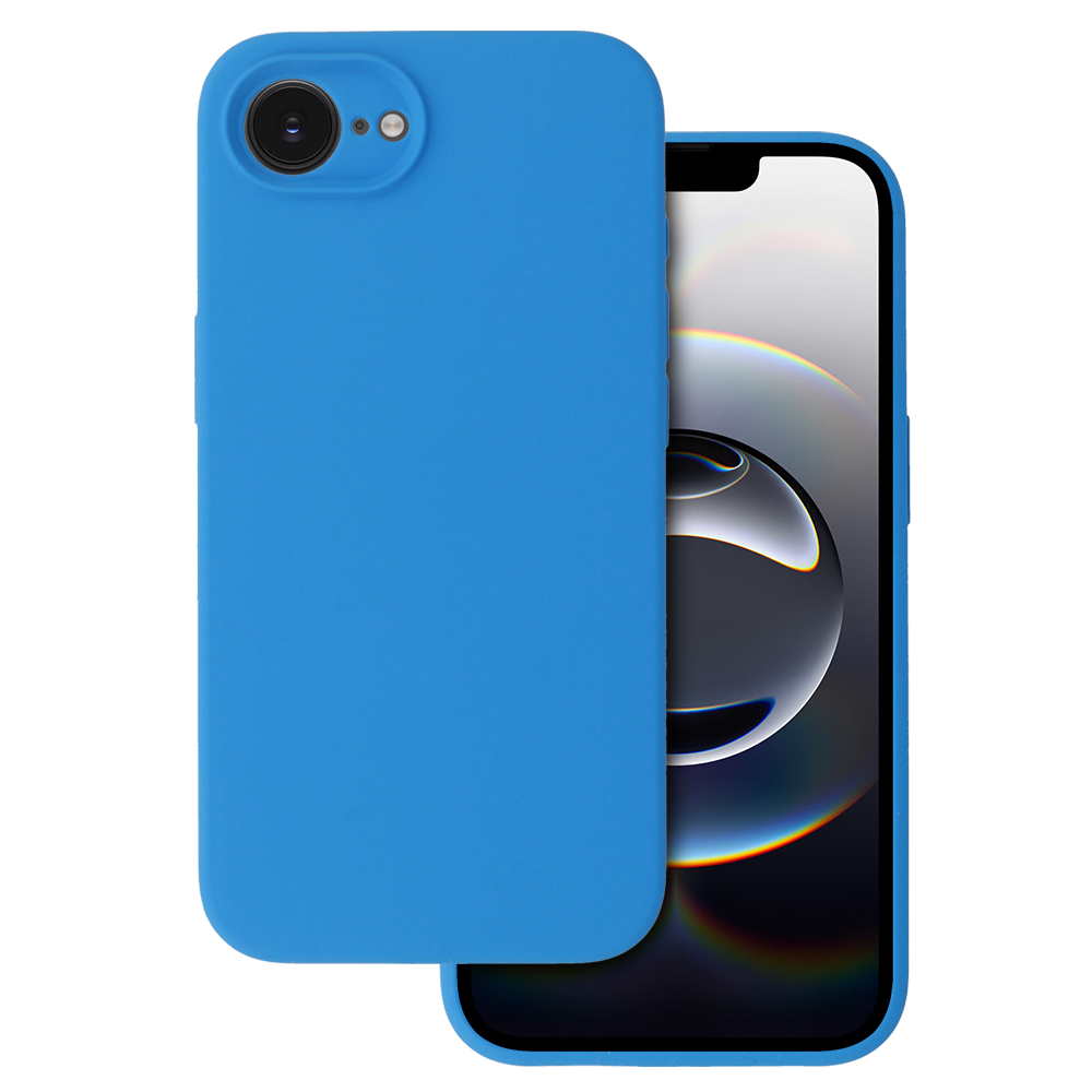 Husa Silicone Lite pentru iPhone 17e/16e Albastru