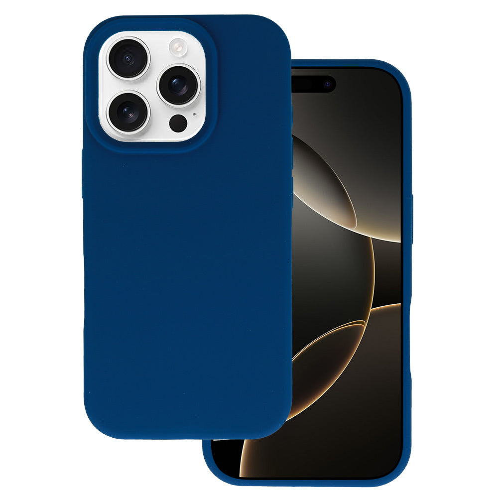 Husa Tel Protect Silicone Premium pentru iPhone 16 Pro Navy