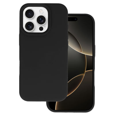 Husa Tel Protect Silicone Premium pentru iPhone 16 Pro Max Negru