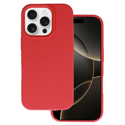 Husa Tel Protect Silicone Premium pentru iPhone 16 Pro Max Coral