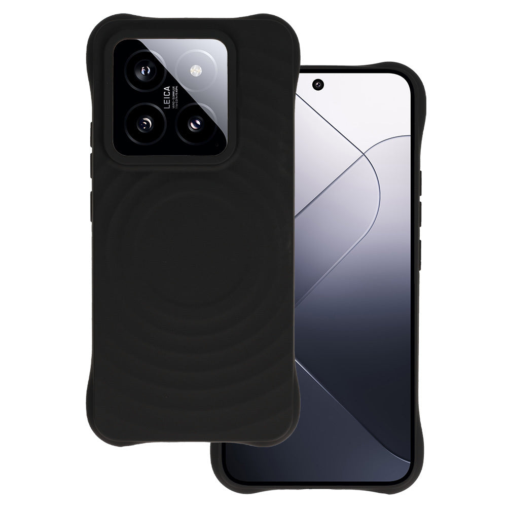 Husa Tel Protect Wave Magsafe pentru Xiaomi 14 Pro Negru