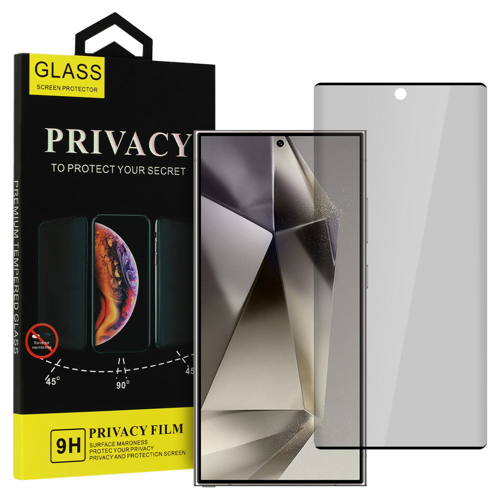 Folie sticla Privacy pentru Samsung Galaxy S24 Ultra Negru