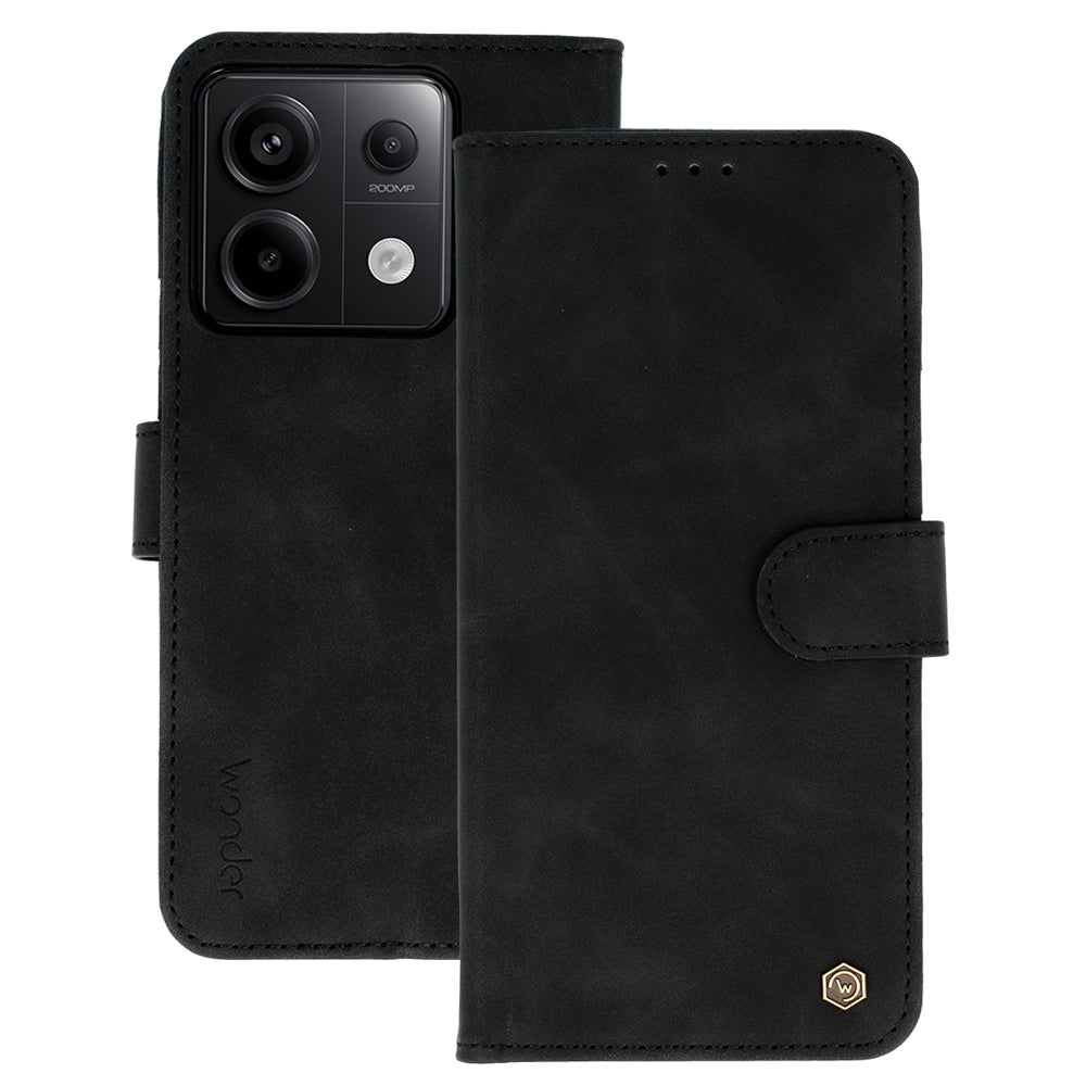 Husa Wonder Fancy pentru Xiaomi Redmi Note 13 5G Negru
