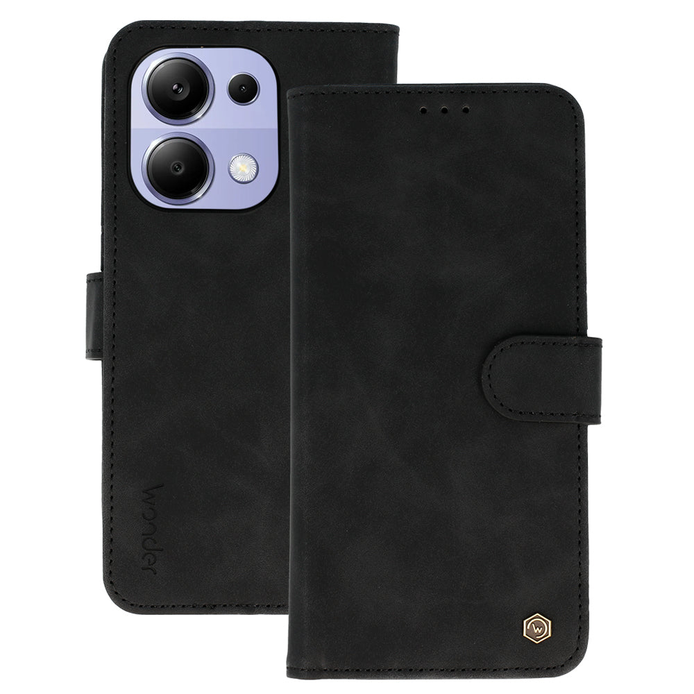 Husa Wonder Fancy pentru Xiaomi Redmi Note 13 Pro 4G Negru