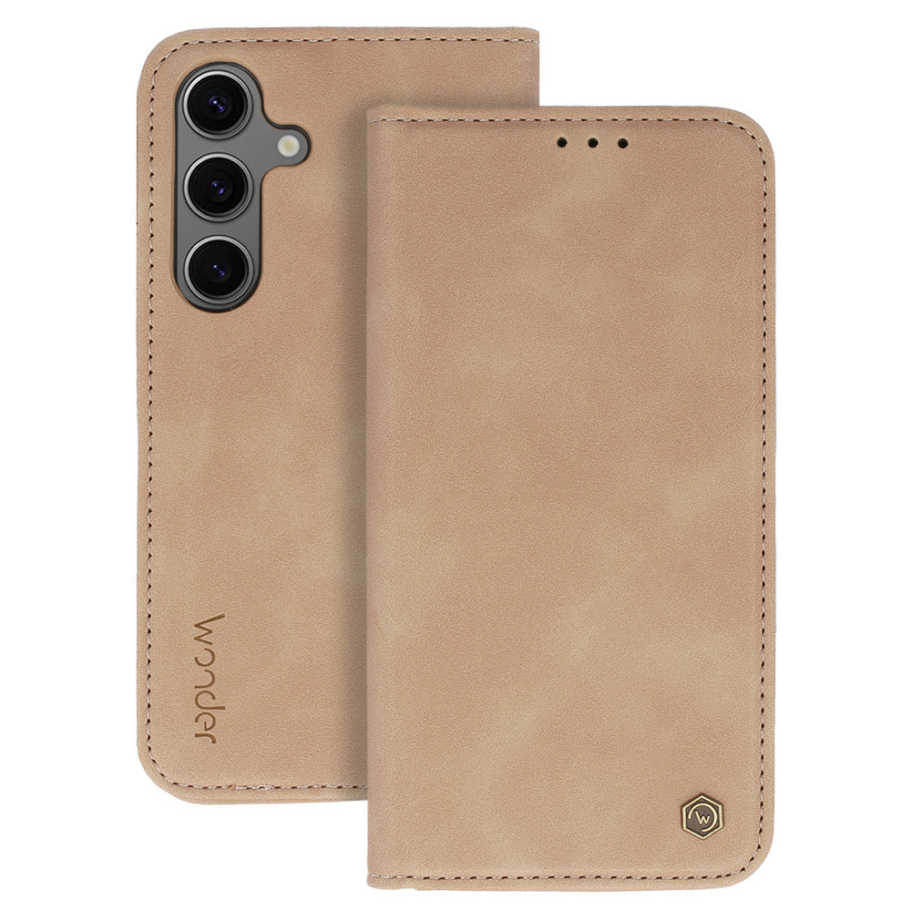Husa Wonder Smart pentru Xiaomi Redmi Note 13 5G Cappuccino