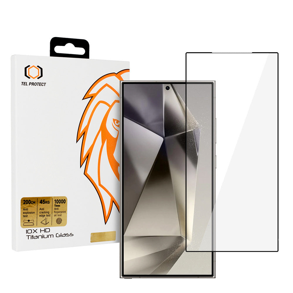 Folie sticla Tel Protect 10X HD Titanium pentru Samsung Galaxy S24 Ultra (cu Fingerprint Unlock)