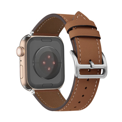 Curea piele Loop pentru Apple Watch 38/40/41 Design 1 Maro