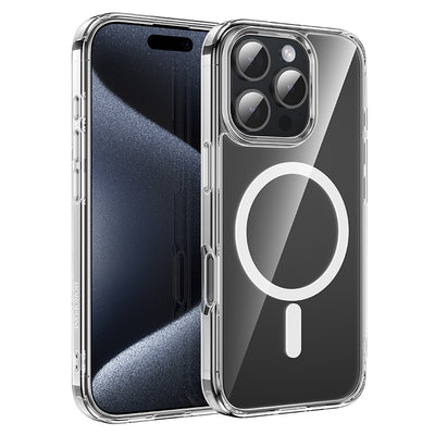 Husa Borofone BI5 Ice Shield Magnetic iPhone 16 Pro Max Transparent