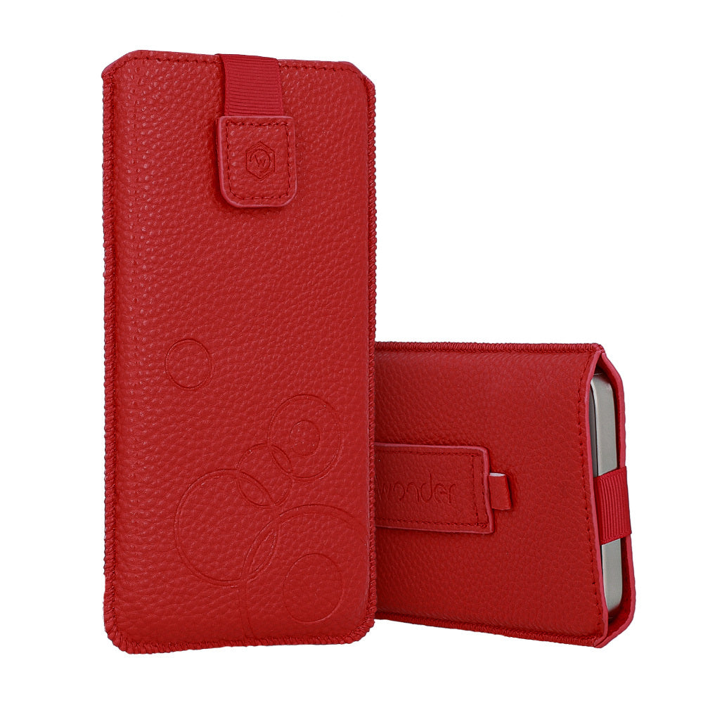 Husa Wonder Deko (Size L) pentru iPhone 13 Mini/12 Mini/SE 2020/2022/7/8 Rosu