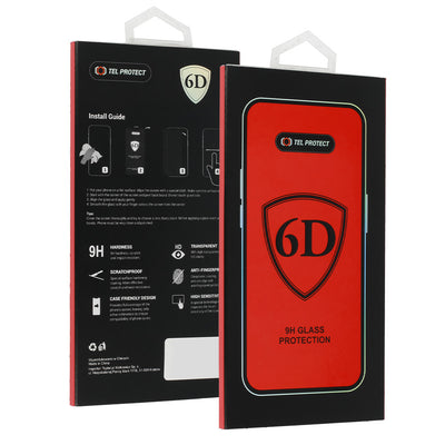 Folie Tel Protect Full Glue 6D sticla pentru Motorola Edge 50 PRO/Edge 50 Ultra Negru