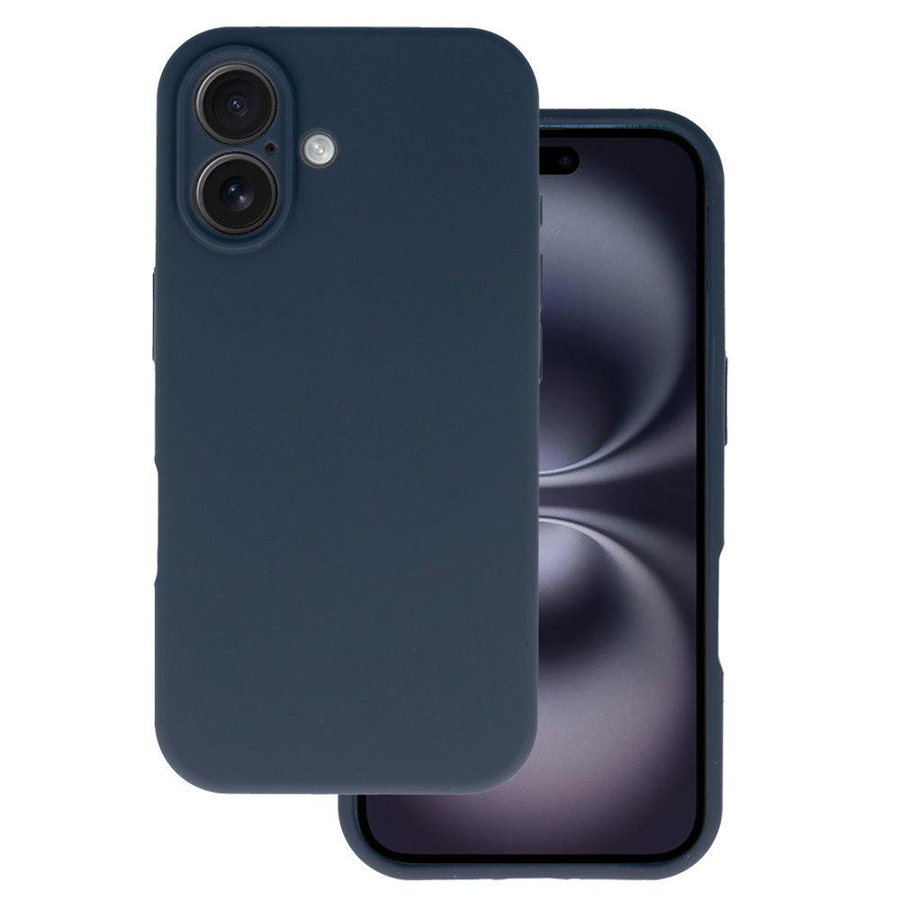 Husa Silicone Lite pentru iPhone 16 Navy