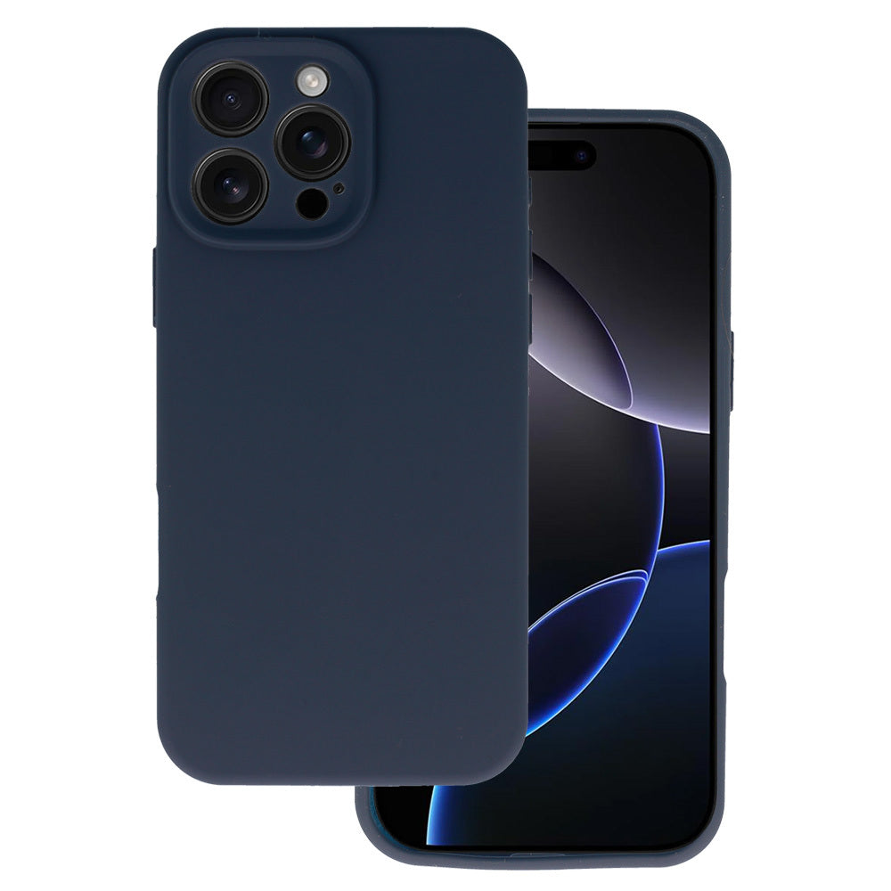 Husa Silicone Lite pentru iPhone 16 Pro Navy