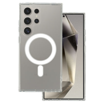 Husa Acrylic Magsafe pentru Samsung Galaxy S25 Ultra Transparent