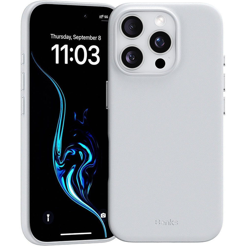 Husa Benks Magnetic Vita Pro Silicone pentru iPhone 16 Pro Max Gri