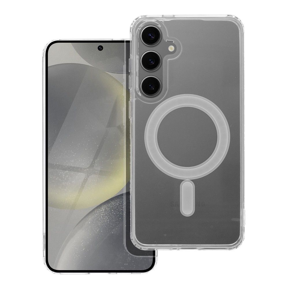 Husa Transparent Mag (STR) pentru Samsung S24 Plus Compatible cu Magsafe Transparent