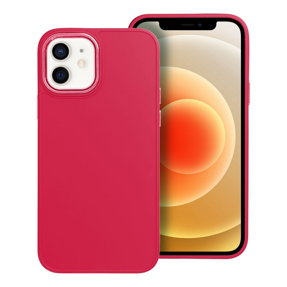 Husa Frame pentru iPhone 12 / 12 PRO Magenta