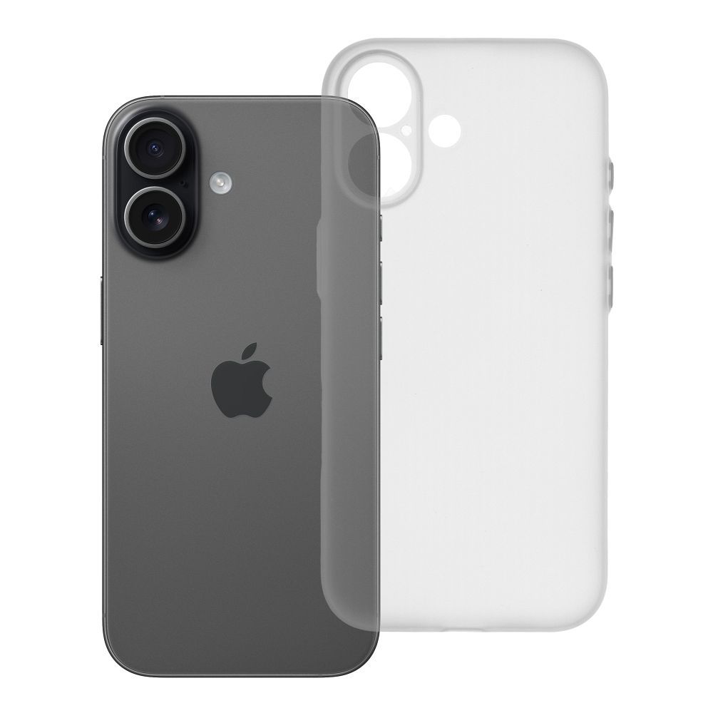 Husa Ultrathin Matt pentru iPhone 17 Transparent