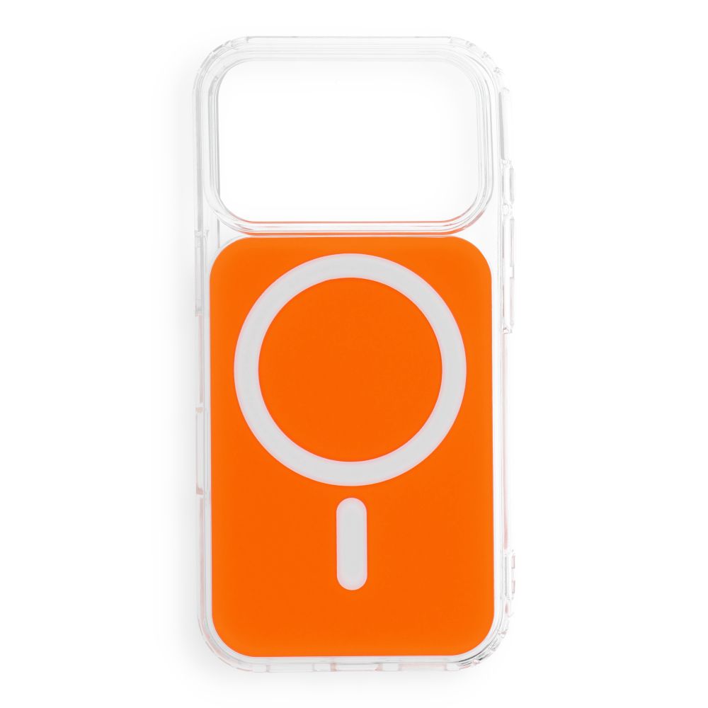 Husa Transparent Fusion Mag pentru iPhone 18 Pro / 17 Pro Compatible cu Magsafe Portocaliu