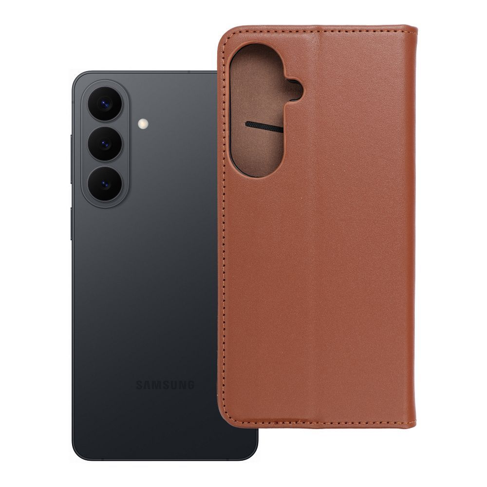Husa Smart Pro Flip pentru Samsung S26 Plus Book piele Maro