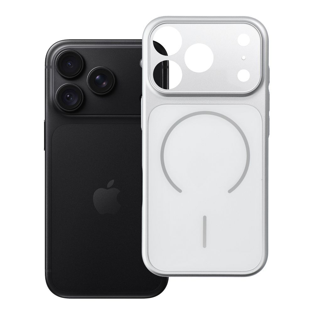 Husa pentru iPhone 18 Pro / 17 Pro Make 18 Compatible cu Magsafe Argintiu