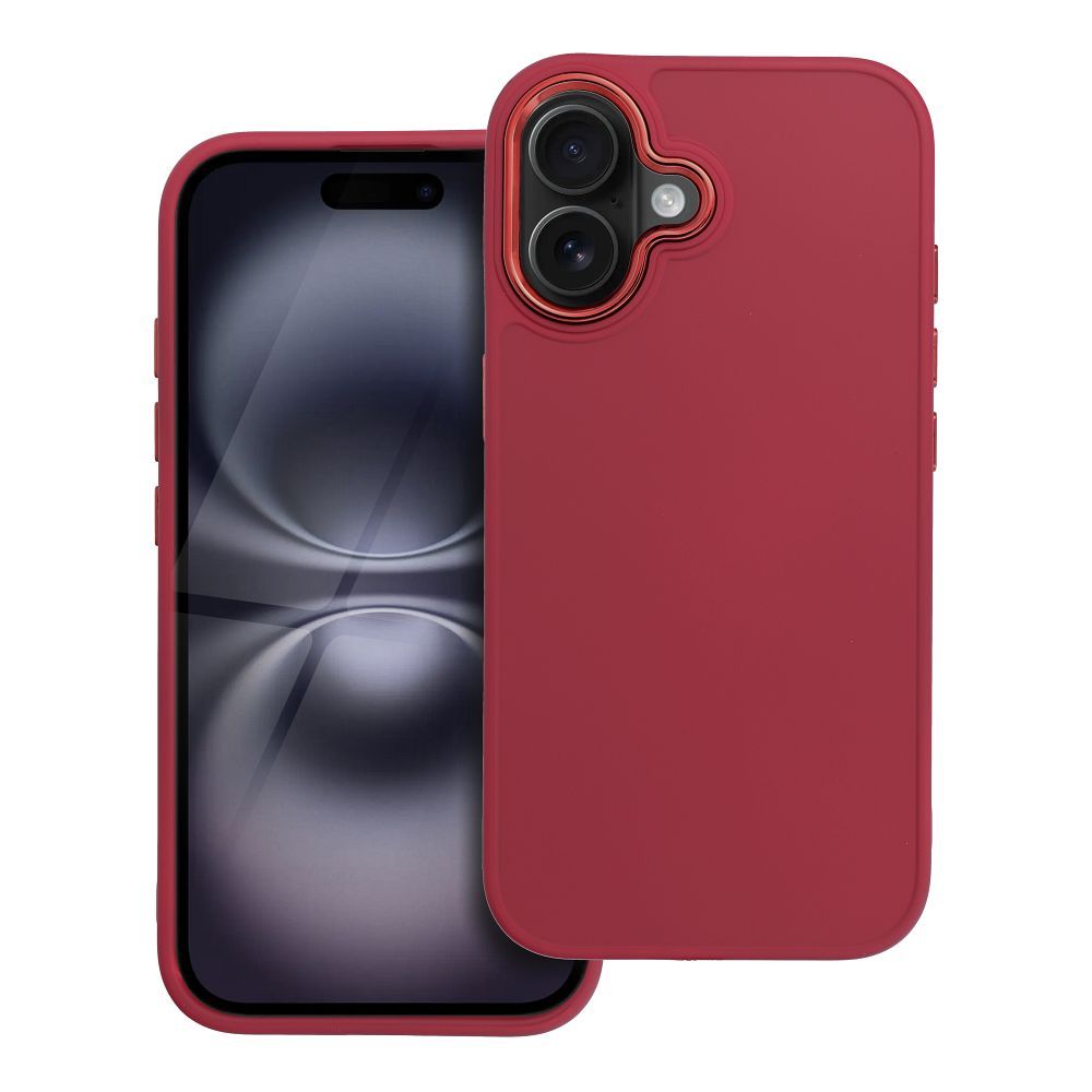 Husa Frame pentru iPhone 16 Magenta