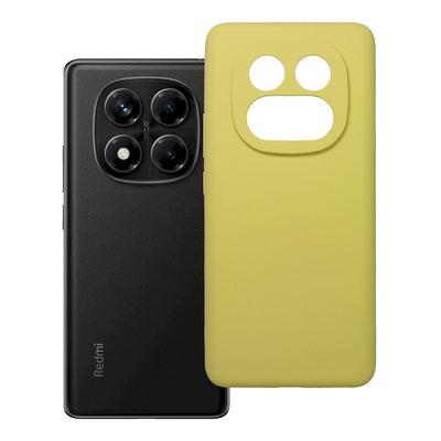 Husa pentru Xiaomi Redmi Note 14 PRO 4G Silicone 2mm (Camera Protection) Galben