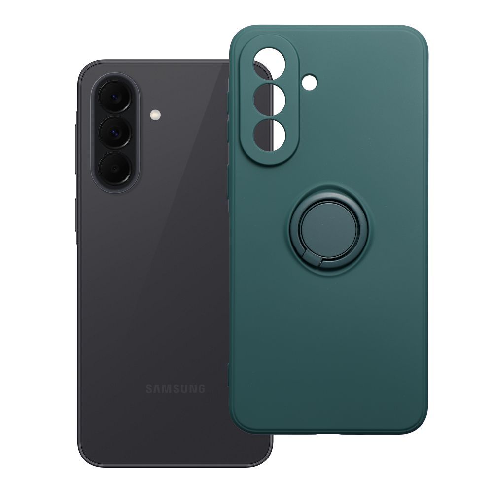 Husa Silicone Ring pentru Samsung A37 5G Verde