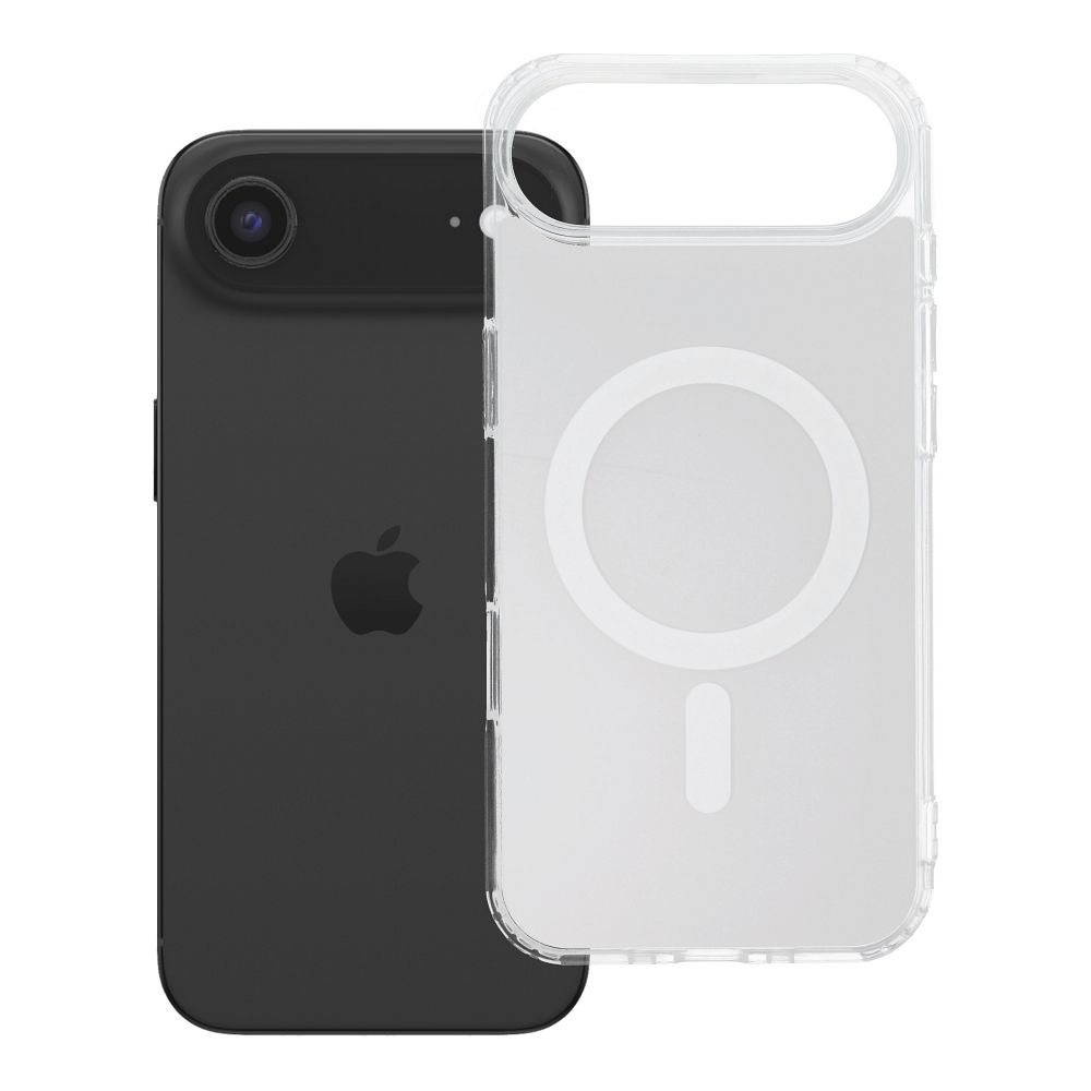 Husa Transparent Fusion Mag pentru iPhone 17 AIR Compatible cu Magsafe Alb