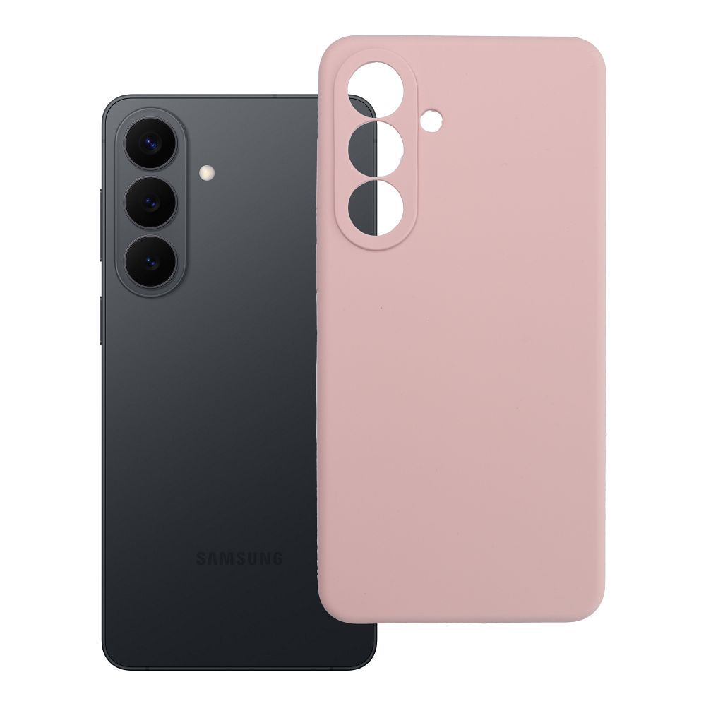Husa pentru Samsung S26 Plus Silicone 2mm (Camera Protection) Powder Roz