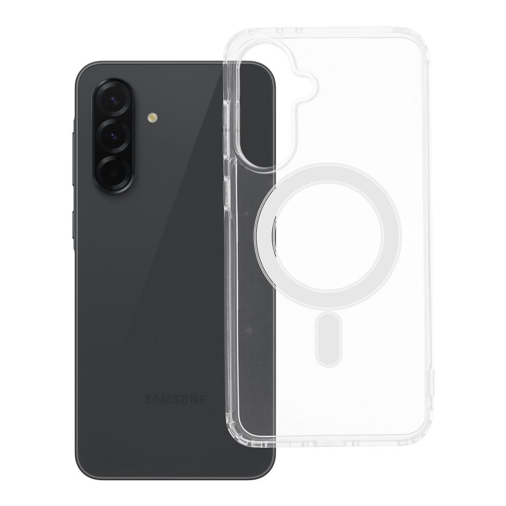 Husa Transparent Mag (MID) pentru Samsung A36 Compatible cu Magsafe Transparent
