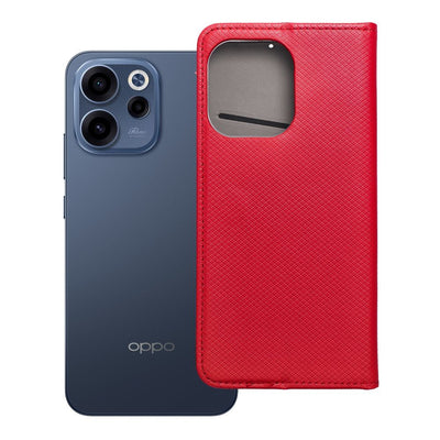 Husa Smart Book pentru Oppo Reno 15F Rosu