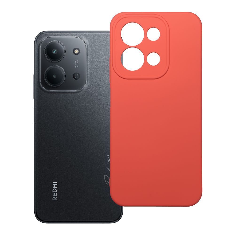 Husa Silicone pentru Xiaomi Redmi 15C (173,16 X 81,07 X 8,2) Peach