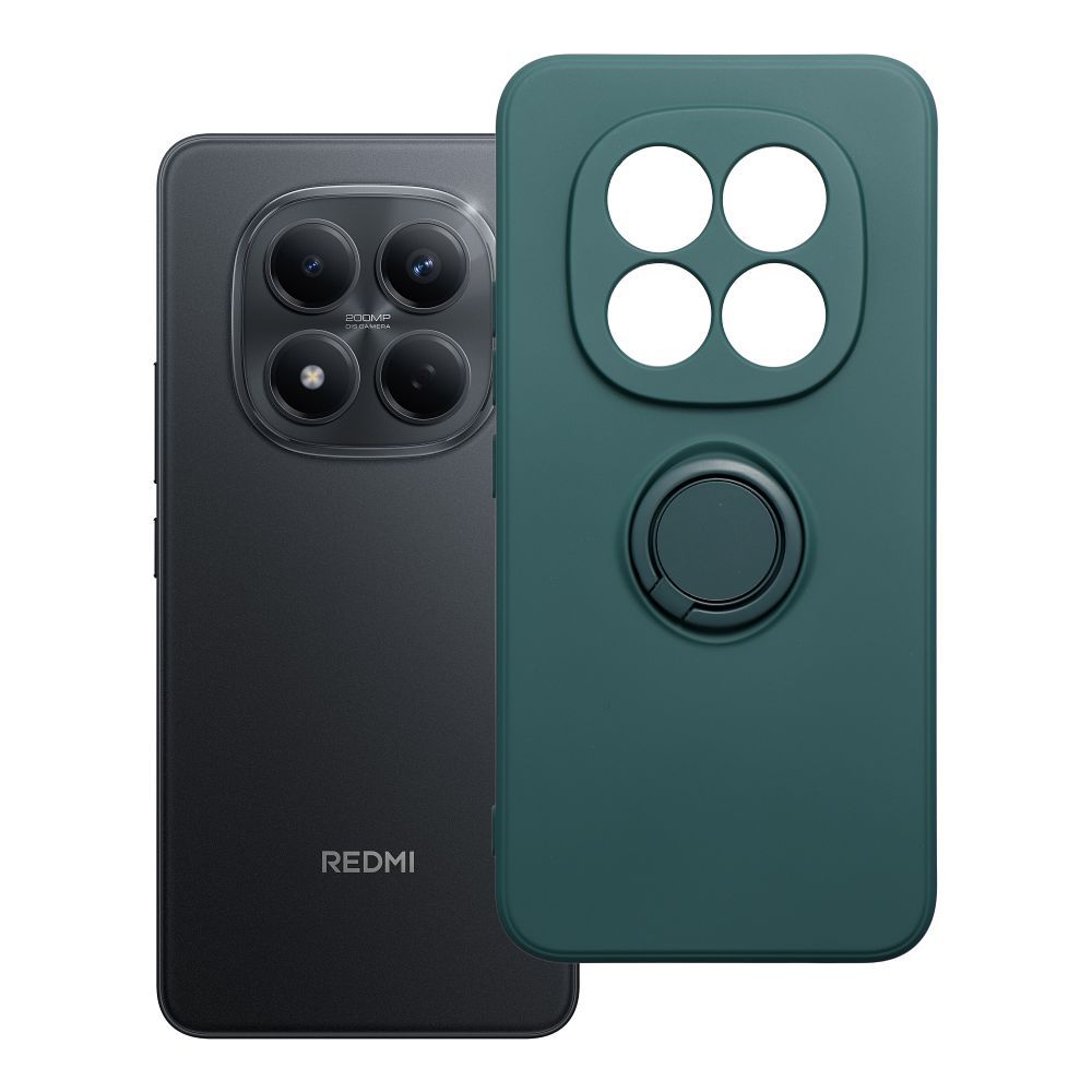 Husa Silicone Ring pentru Xiaomi Redmi Note 15 PRO Plus 5G Verde