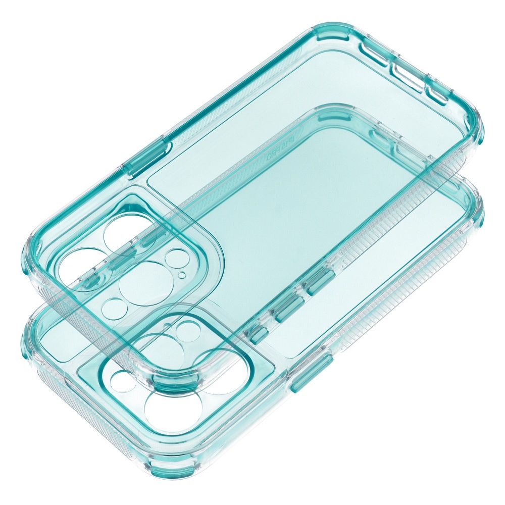 Husa Matrix Transparent pentru iPhone 16 Plus Mint