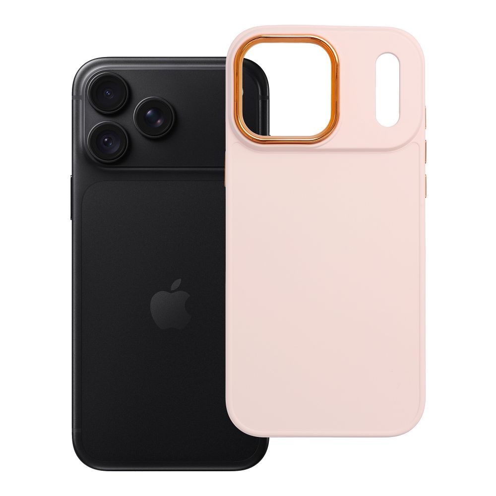 Husa Frame pentru iPhone 18 Pro Max / 17 Pro Max Powder Roz