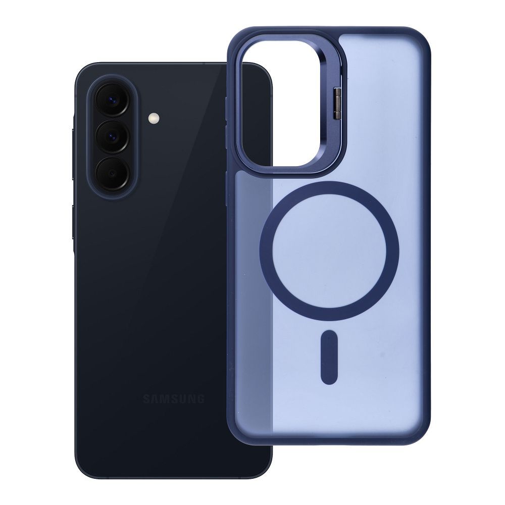 Husa Forcell pentru Samsung A57 F-protect Shadow Stand Premium Compatible cu Magsafe Bleumarin
