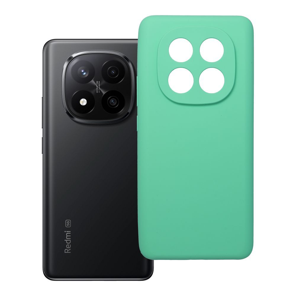 Husa pentru Xiaomi Redmi Note 14 PRO Plus 5G Silicone 2mm (Camera Protection) Mint