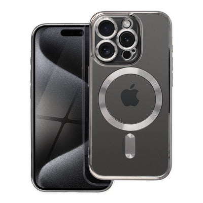 Husa Electro Mag pentru Xiaomi Redmi 15C (173,16 X 81,07 X 8,2) Compatible cu Magsafe Titanium