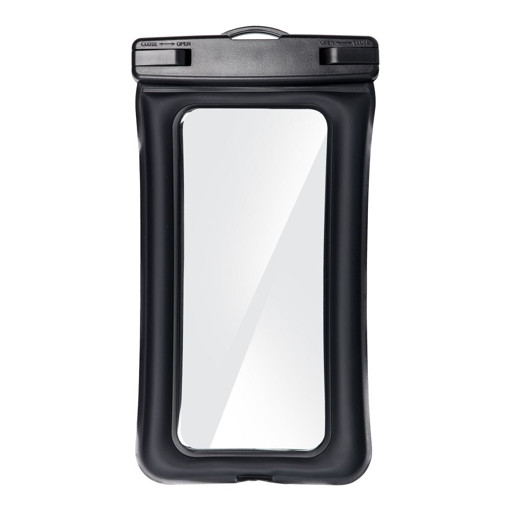 Husa Waterproof Bag pentru Mobile Phone cu Plastic Closing Airbag Negru