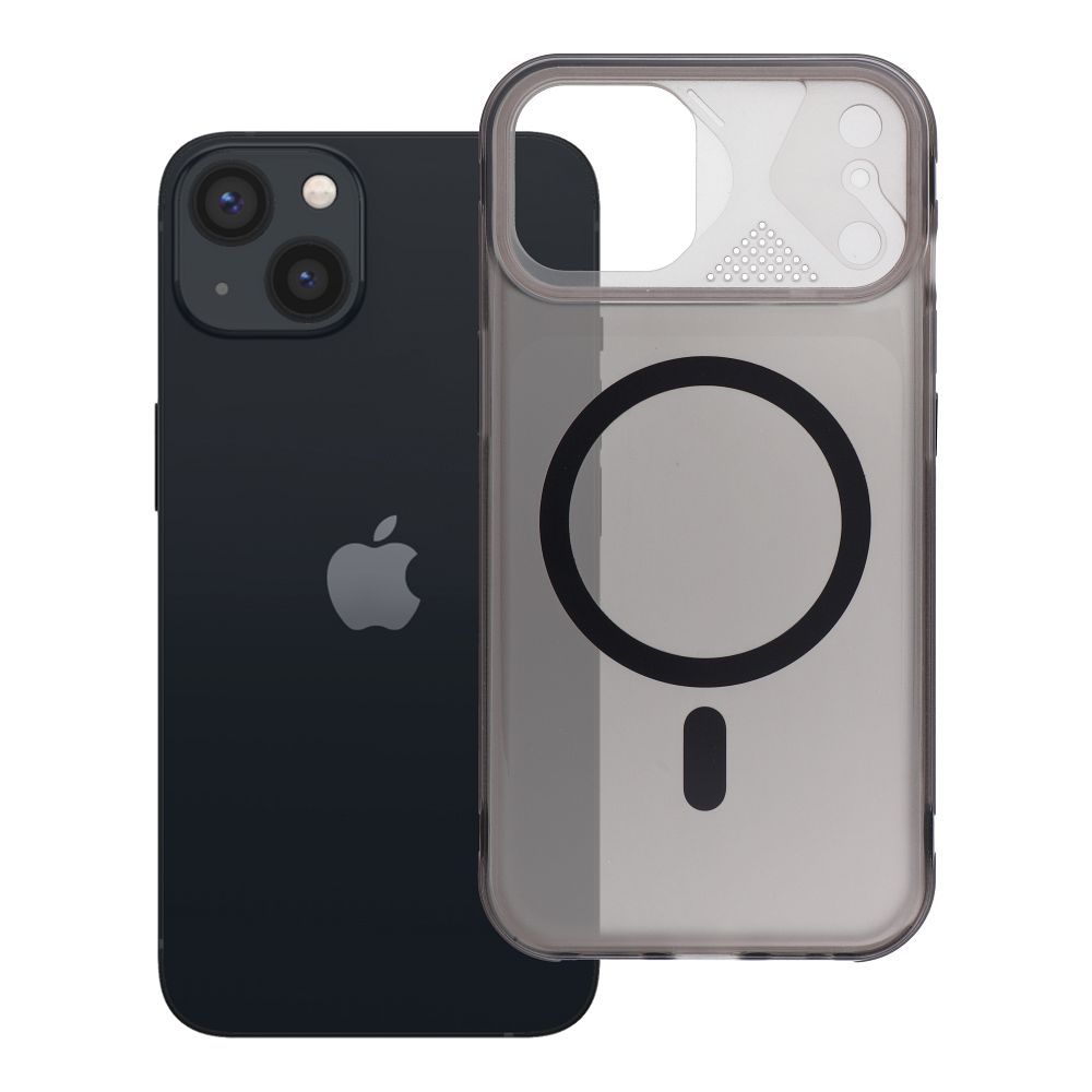 Husa Aurora pentru iPhone 13 Compatible cu Magsafe Negru
