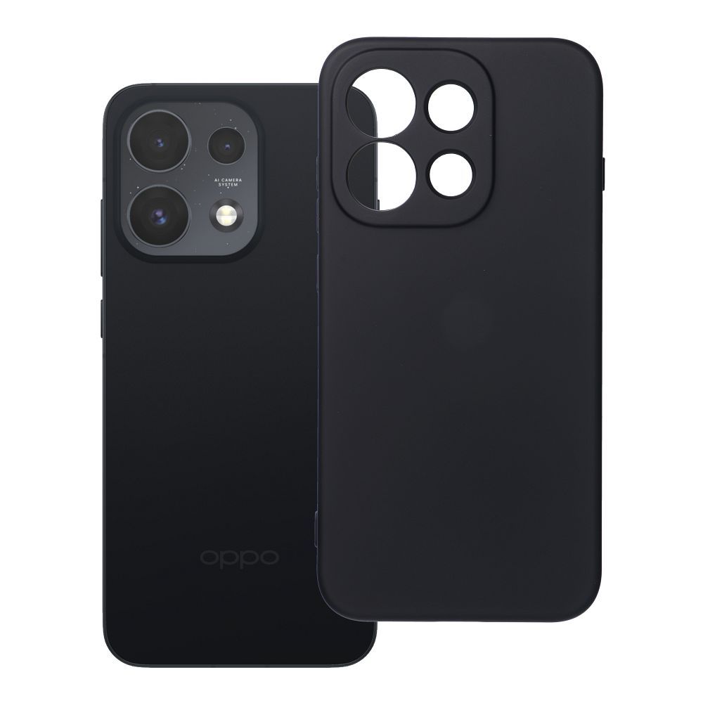 Husa Silicone pentru Oppo Reno 16 Pro 5G Negru