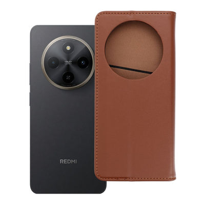Husa Smart Pro Flip pentru Xiaomi Redmi 17C Book piele Maro